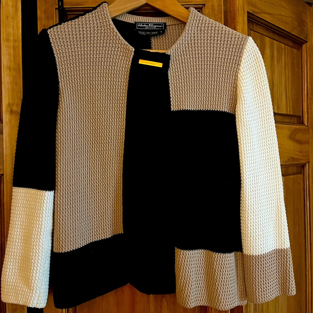 Salvatore Ferragamo Cotton Knitted Sweater